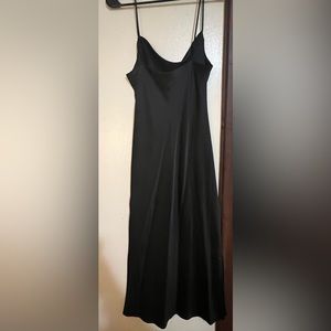 Express black silk dress